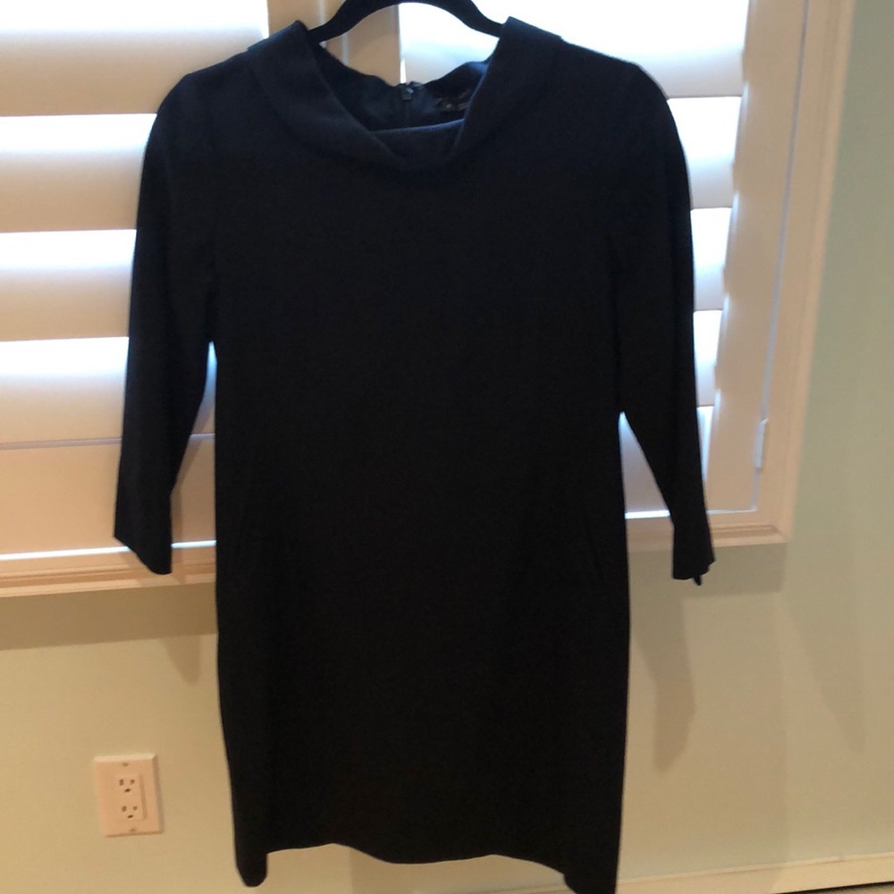 Theory wool sheath dress with pockets